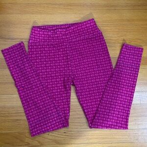 Pink Floral LuLaRoe Leggings